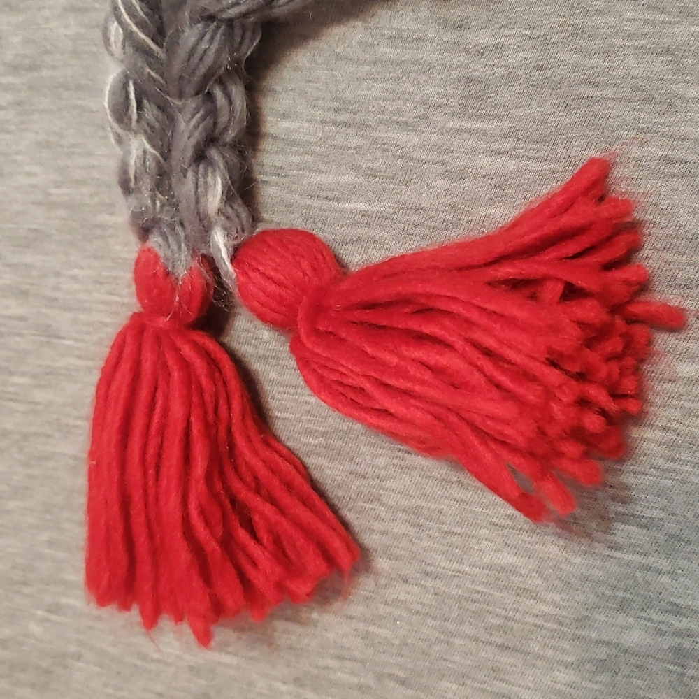 Sock Monkey Pom Pom Beanie Earflap Trapper Cap Hat w/ Strings - Picture 5 of 8